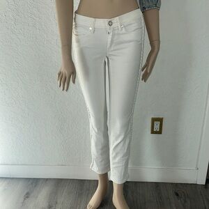 Lilly Pulitzer Crisp White Cropped Jeans